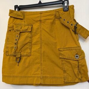 Free People Golden Yellow Skirt